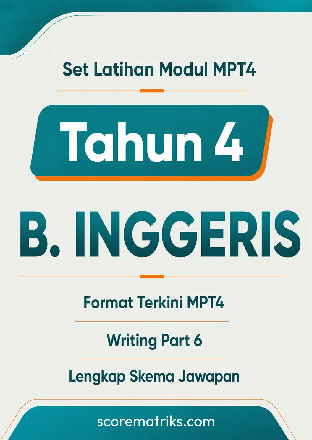 Set Latihan Bahasa Inggeris MPT4